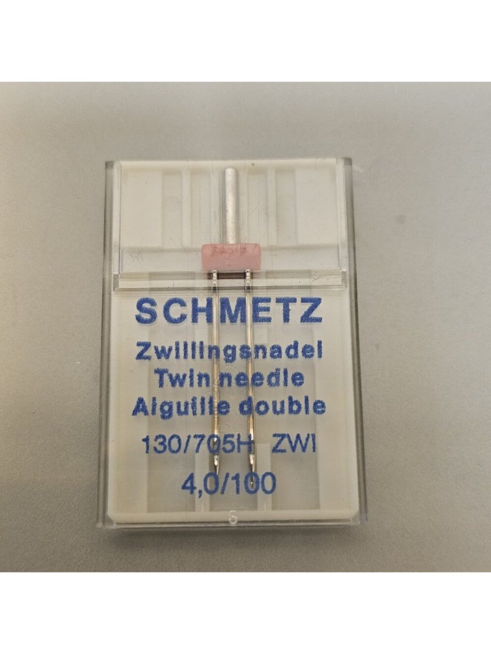 Schmetz Sewing Machine TWIN Needle 130/705H ZWI 4.0/100